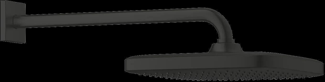 GROHE Tempesta 250 Cube Set de duș fix 380 mm, 1 pulverizare - finisaj Negru - Matt Black