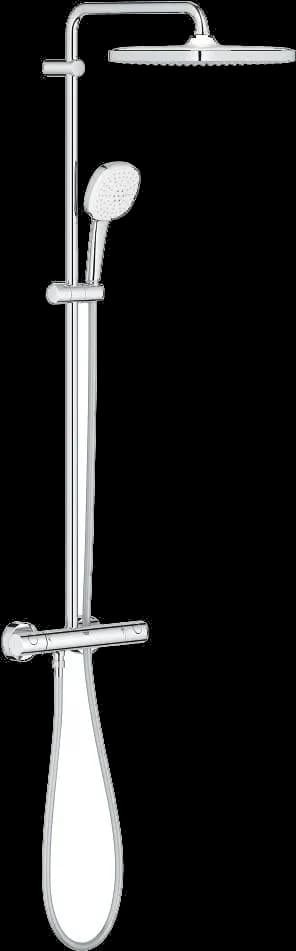 GROHE Tempesta System 250 Cube Sistem duș cu termostat pentru montare pe perete