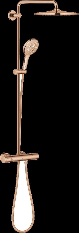 GROHE Rainshower SmartActive 310 Sistem duș cu termostat pentru montare pe perete - finisaj Bronz - Warm Sunset