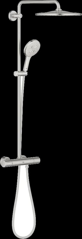 GROHE Rainshower SmartActive 310 Sistem duș cu termostat pentru montare pe perete - finisaj Supersteel Infinity