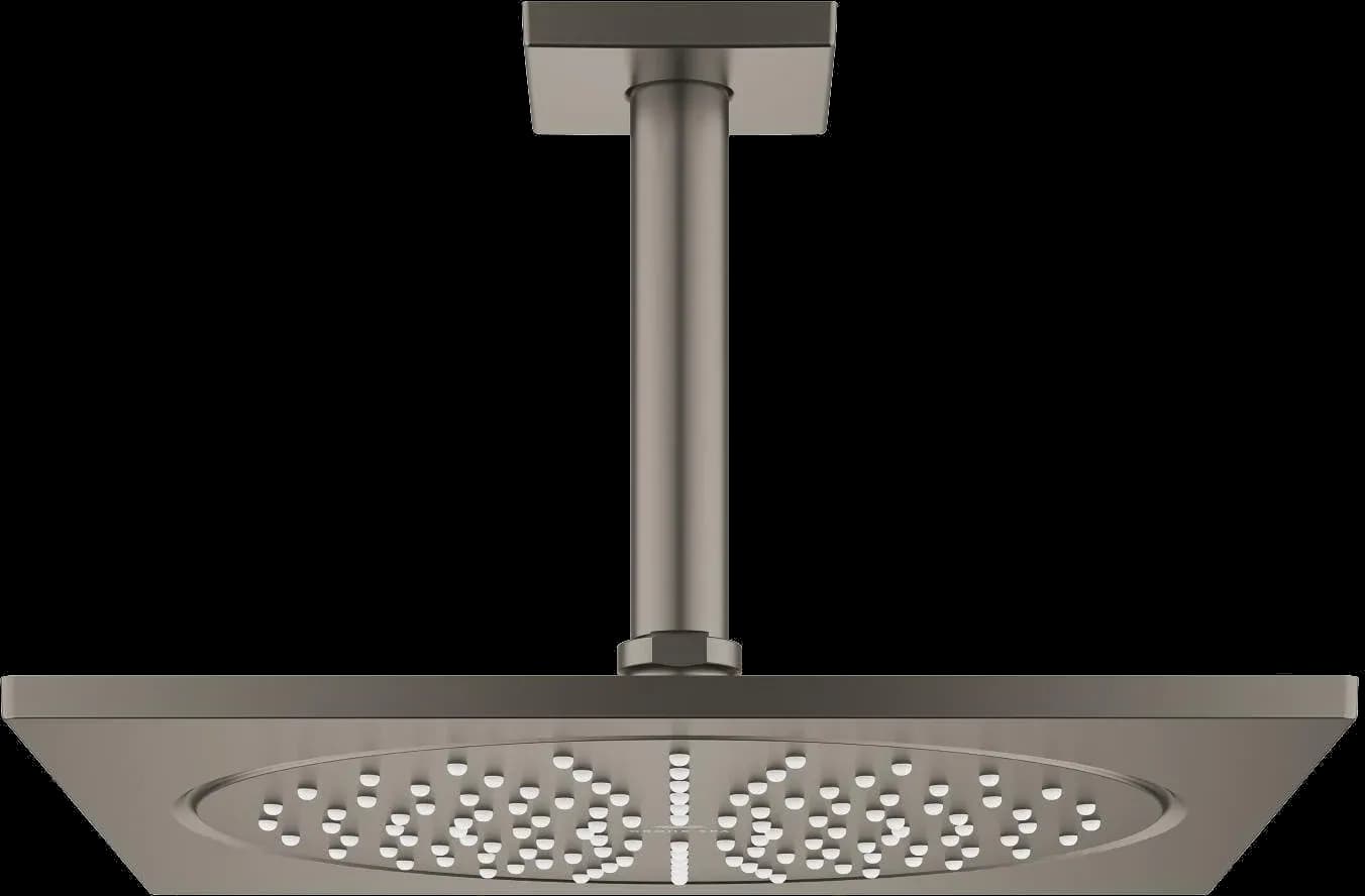GROHE Rainshower Aqua 10 Set de duș fix cu montare în tavan 142 mm, 1 pulverizare - finisaj Antracit - Satin Graphite