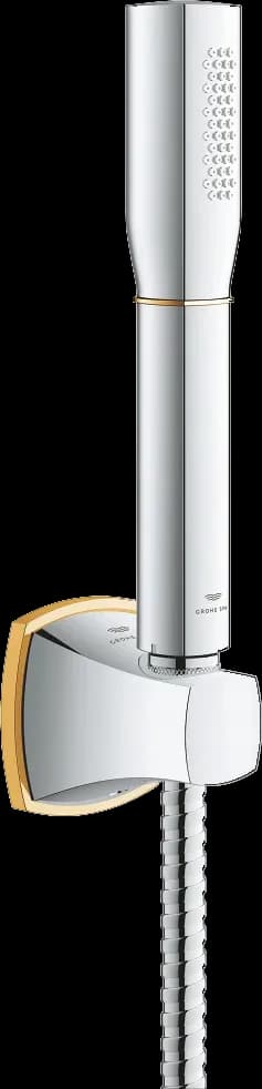 GROHE Grandera Stick Set duș cu 1 pulverizare, cu suport de perete - finisaj Crom, auriu