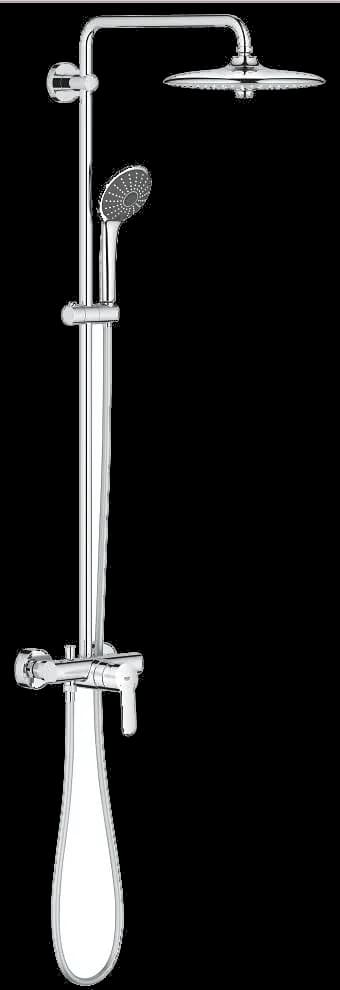 GROHE Vitalio Joy System 260 Sistem de duș cu baterie monocomandă cu montare pe perete
