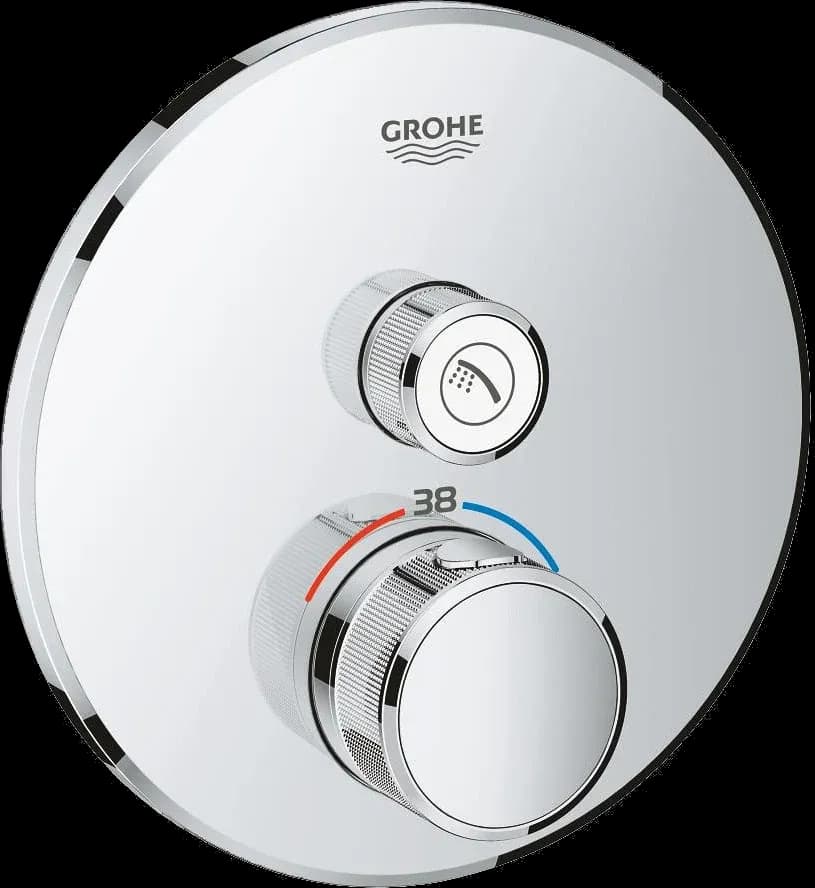 GROHE Grohtherm SmartControl Unitate de control cu termostat pentru instalare încastrată cu o ieșire