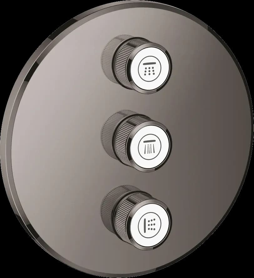 GROHE Grohtherm SmartControl Unitate de control pentru 3 ieșiri, încastrată - finisaj Antracit - Hard Graphite