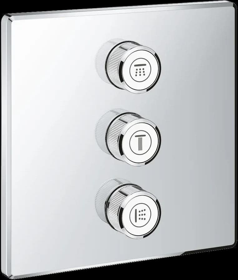 GROHE Grohtherm SmartControl Unitate de control pentru 3 ieșiri, încastrată