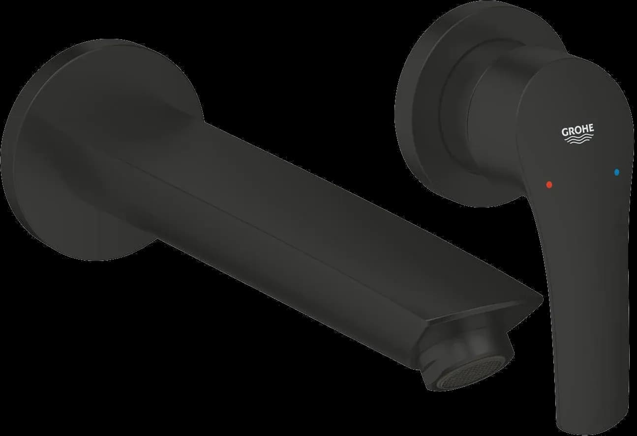GROHE Eurosmart Baterie lavoar cu 2 găuri Mărimea M - finisaj Negru - Matt Black