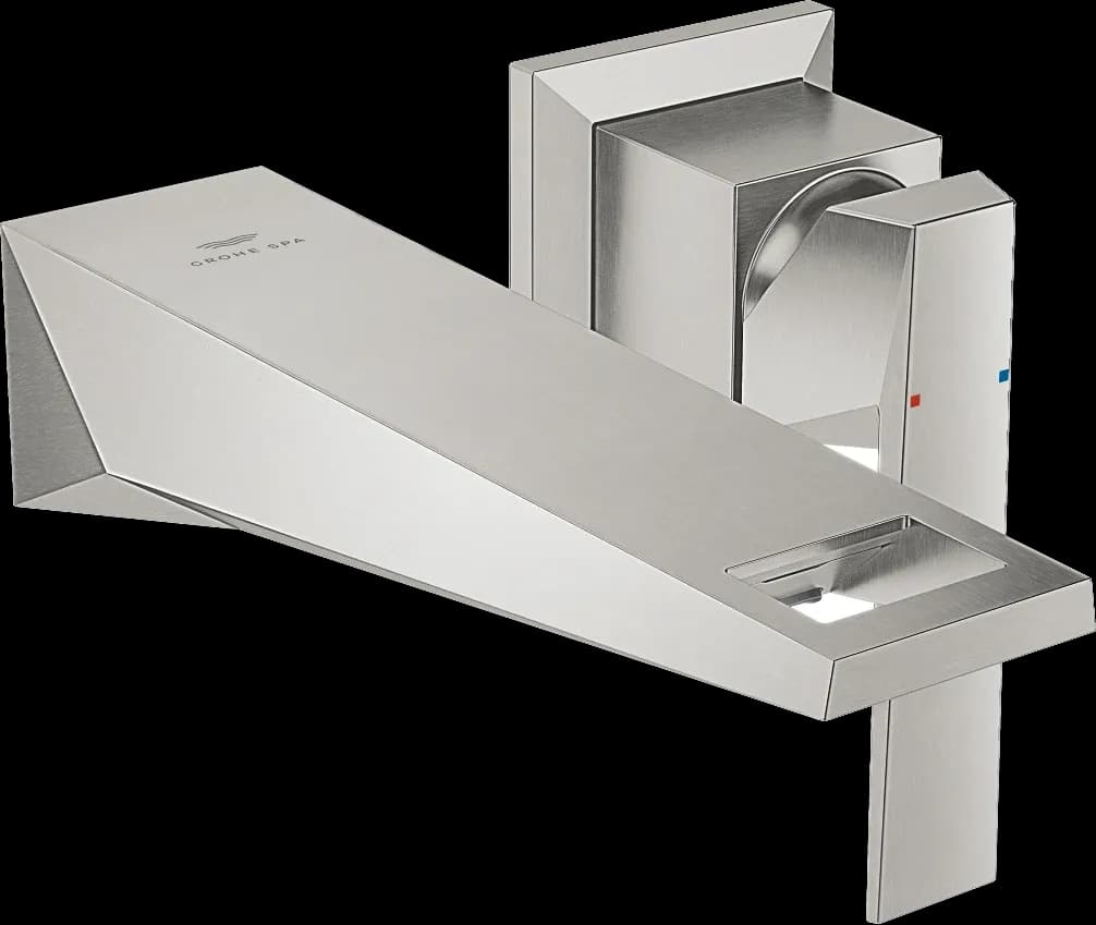 GROHE Allure Brilliant Baterie lavoar cu 2 găuri Mărimea M - finisaj Supersteel Infinity