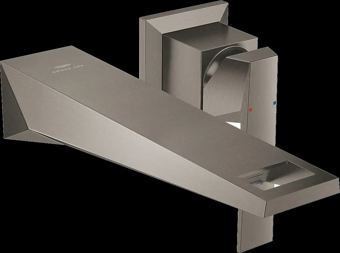 GROHE Allure Brilliant Baterie lavoar monocomandă cu 2 elemente Mărimea L - finisaj Antracit - Brushed Hard Graphite