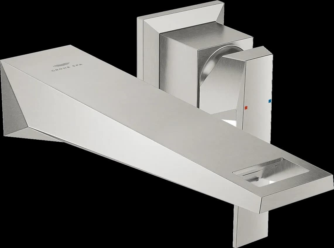 GROHE Allure Brilliant Baterie lavoar monocomandă cu 2 elemente Mărimea L - finisaj Supersteel Infinity