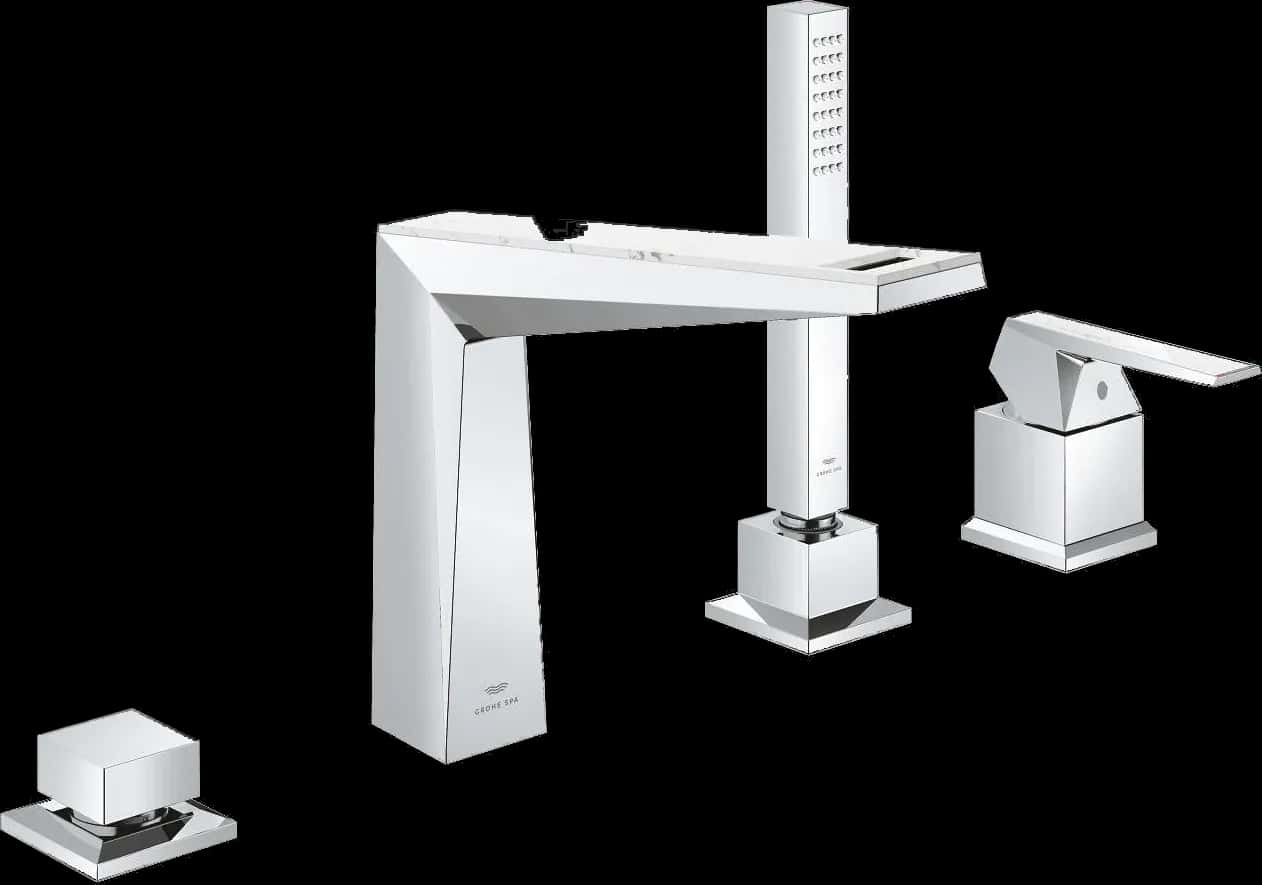 GROHE Allure Brilliant Private Collection Baterie cadă monocomandă cu 4 găuri