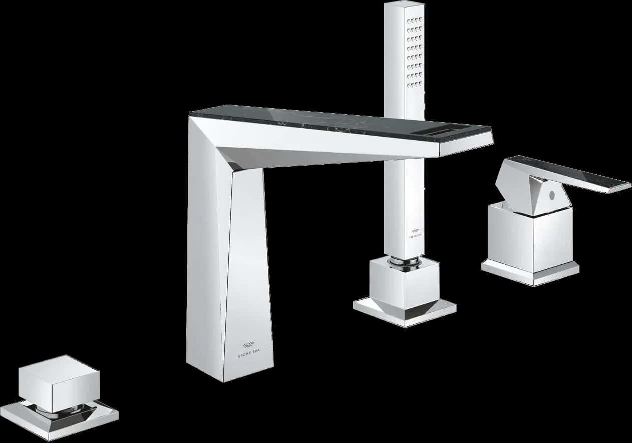 GROHE Allure Brilliant Private Collection Baterie cadă monocomandă cu 4 găuri