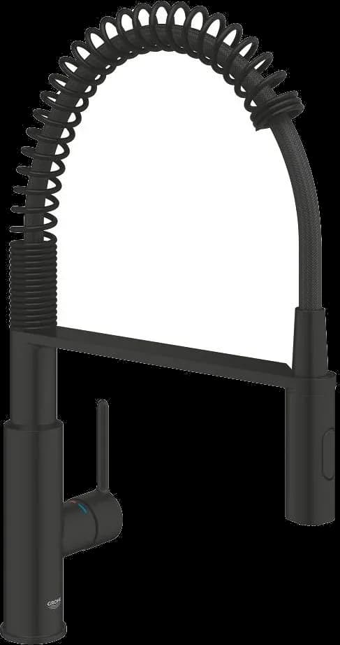 GROHE Get Baterie spălător cu monocomandă 1/2" - finisaj Negru - Matt Black