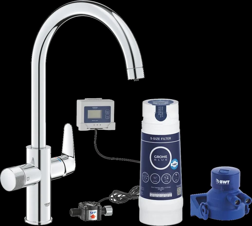 GROHE Blue Pure BauCurve Set de început cu filtru mărimea S
