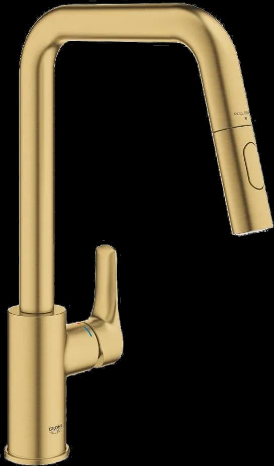 GROHE Eurosmart Baterie spălător cu monocomandă 1/2" - finisaj Aur - Brushed Cool Sunrise