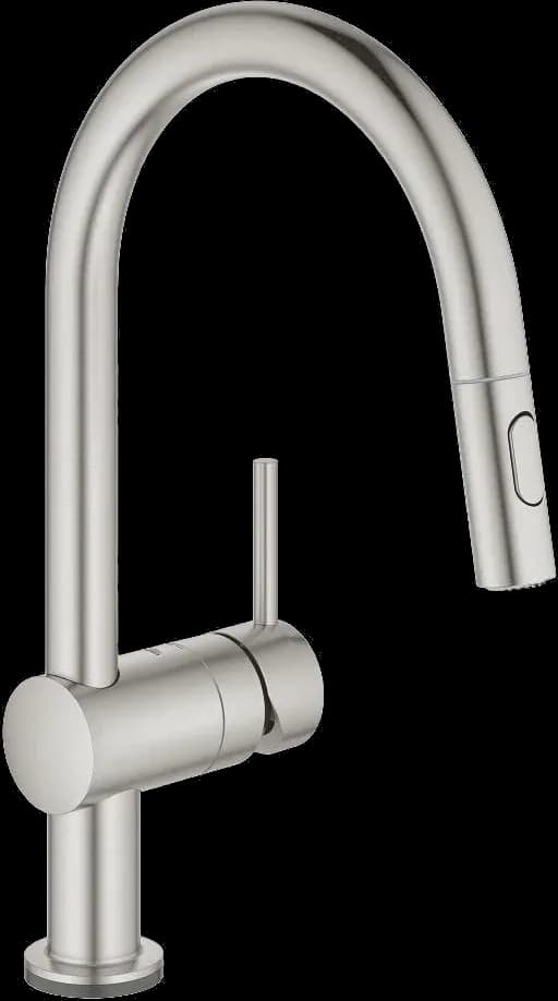 GROHE Minta Touch Baterie spălător electronică cu monocomandă 1/2" - finisaj Supersteel Infinity