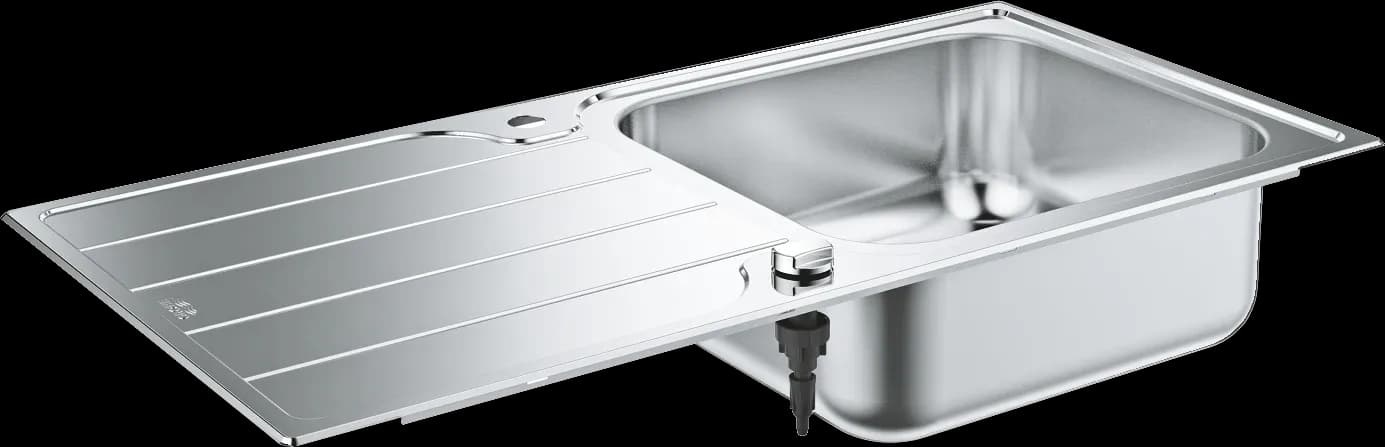 GROHE K500 Chiuvetă din oțel inoxidabil cu picurător