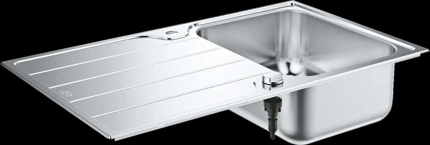 GROHE K500 Chiuvetă din oțel inoxidabil cu picurător