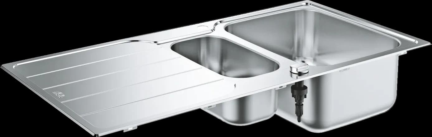 GROHE K500 Chiuvetă din oțel inoxidabil cu picurător