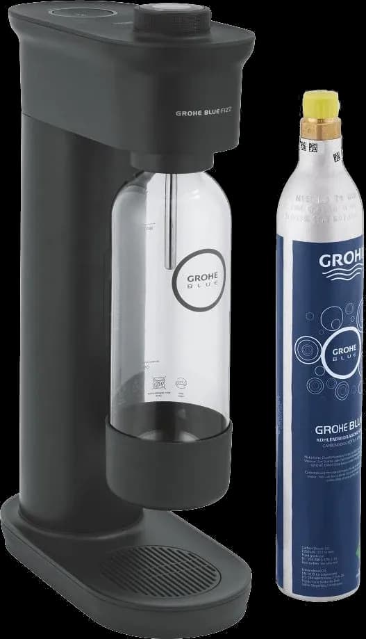 GROHE Blue Fizz Set de început Advanced (1 sticlă, 1 butelie CO₂)