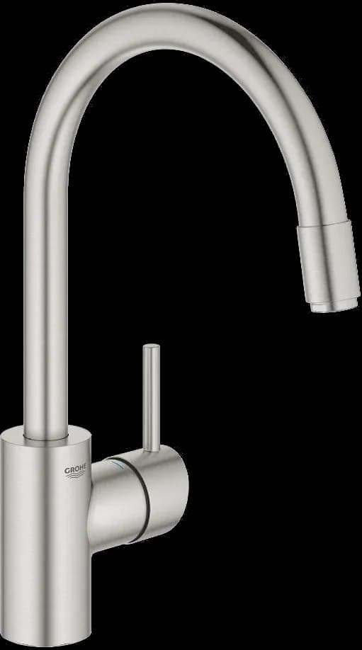 GROHE Concetto Baterie spălător cu monocomandă 1/2" - finisaj Supersteel Infinity