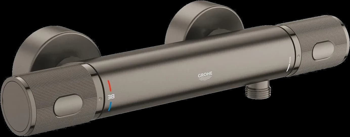 GROHE Precision Feel Baterie duş cu termostat 1/2" - finisaj Antracit - Brushed Hard Graphite