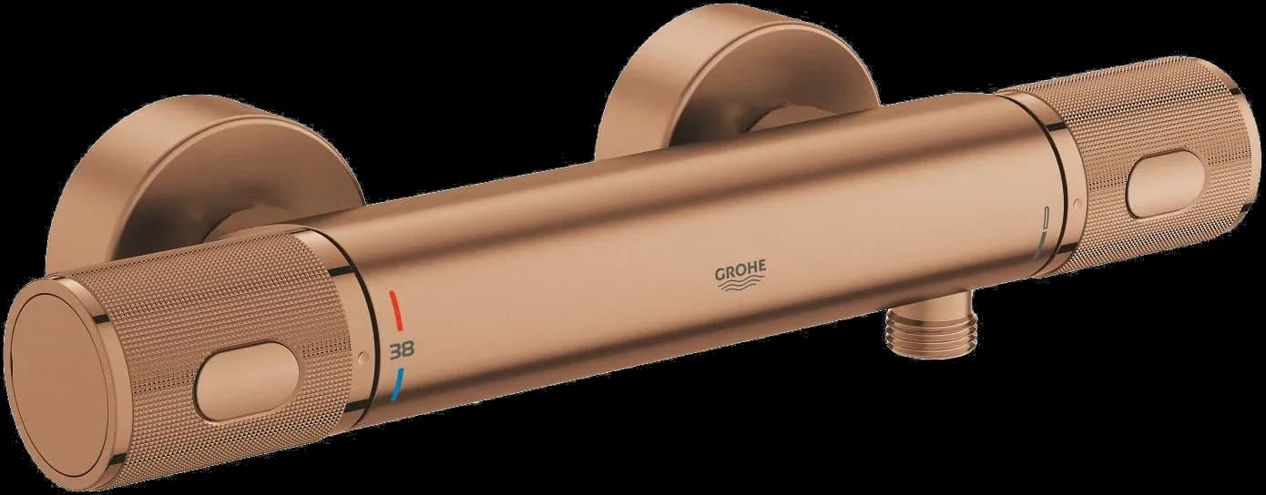 GROHE Precision Feel Baterie duş cu termostat 1/2" - finisaj Bronz - Brushed Warm Sunset
