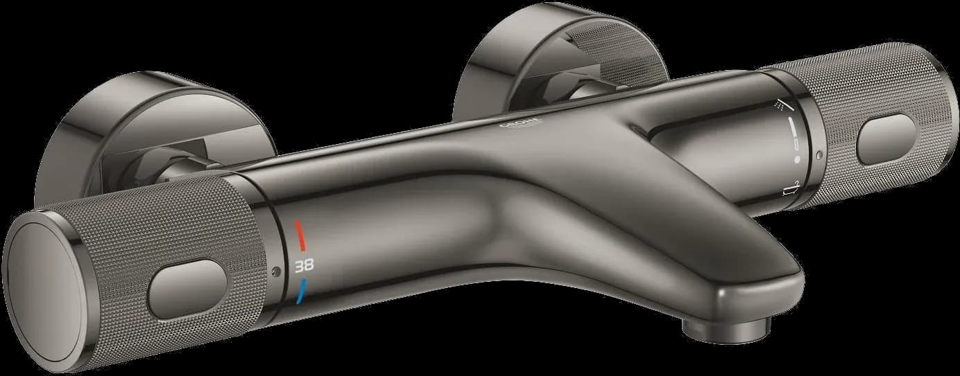 GROHE Grohtherm 1000 Performance Baterie cadă cu termostat 1/2" - finisaj Antracit - Hard Graphite