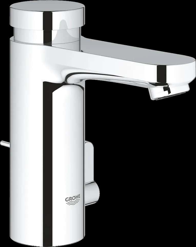 GROHE Eurosmart Cosmopolitan T Ventil lavoar cu închidere automată cu dispozitiv de mixare și limitator de temperatură ajustabil