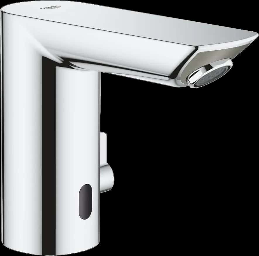 GROHE Bau Cosmopolitan E Baterie lavoar electronică cu senzor infraroșu 1/2", cu amestec și limitator de temperatură