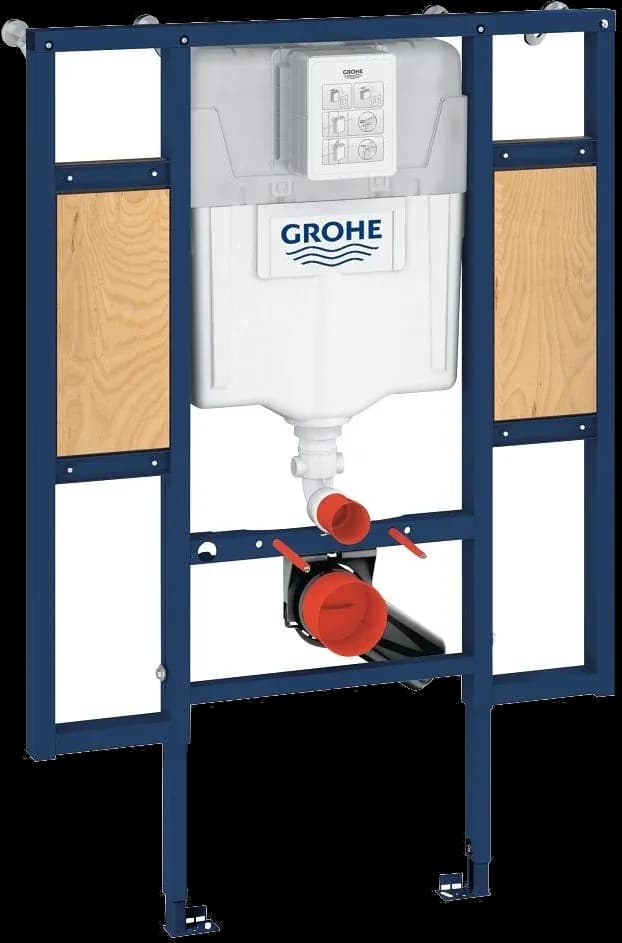 GROHE Rapid SL Modul de montaj pentru WC, înălțime instalare 1.13 m, cu elemente de fixare și susținere pe șină