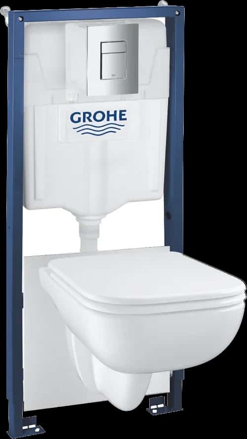 GROHE Solido 5 în 1 set pentru WC, 1.13 m înălţime de instalare