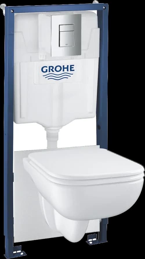 GROHE Solido 5 în 1 set pentru WC, 1.13 m înălţime de instalare