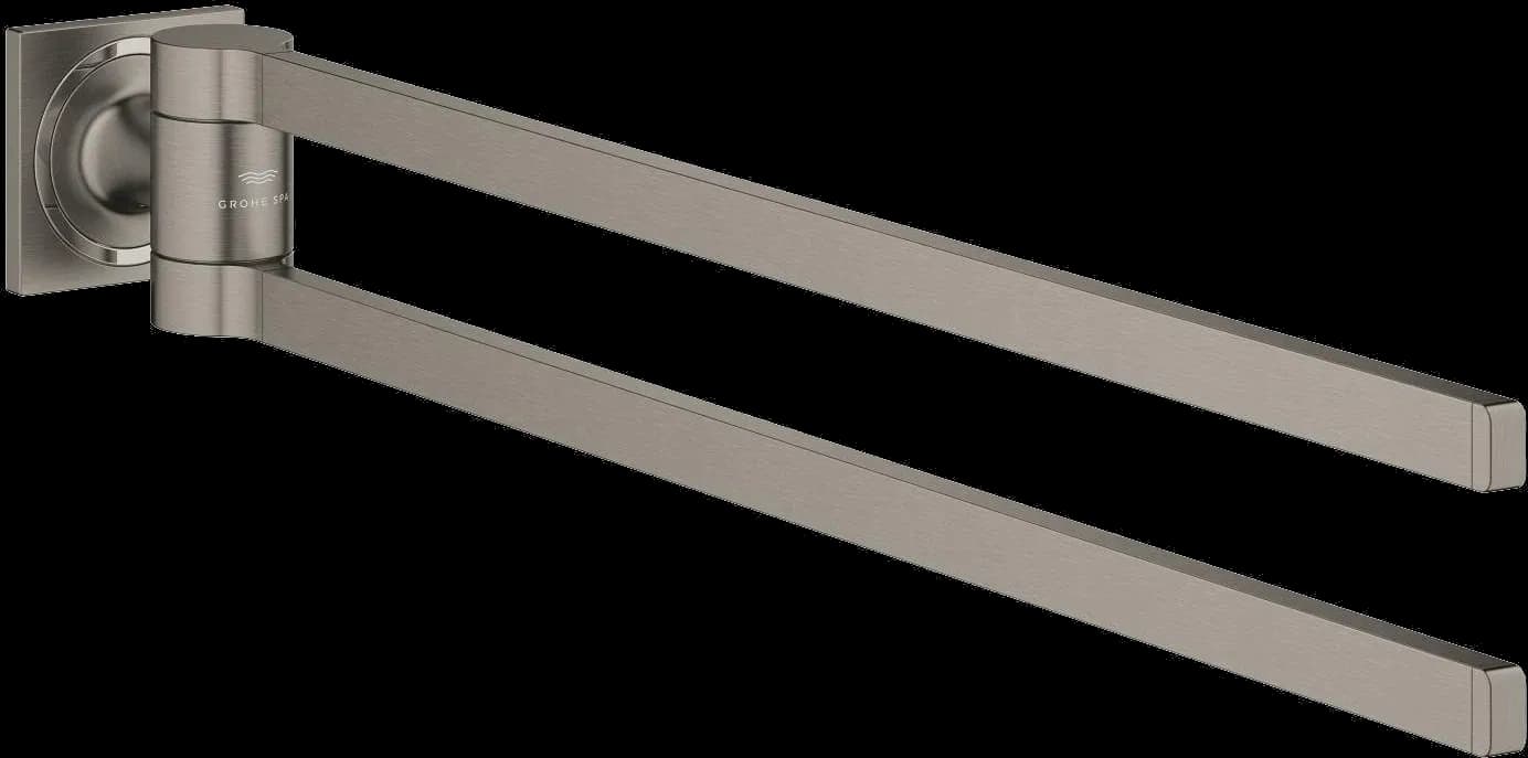 GROHE Allure Bară de prosop dublă - finisaj Antracit - Brushed Hard Graphite