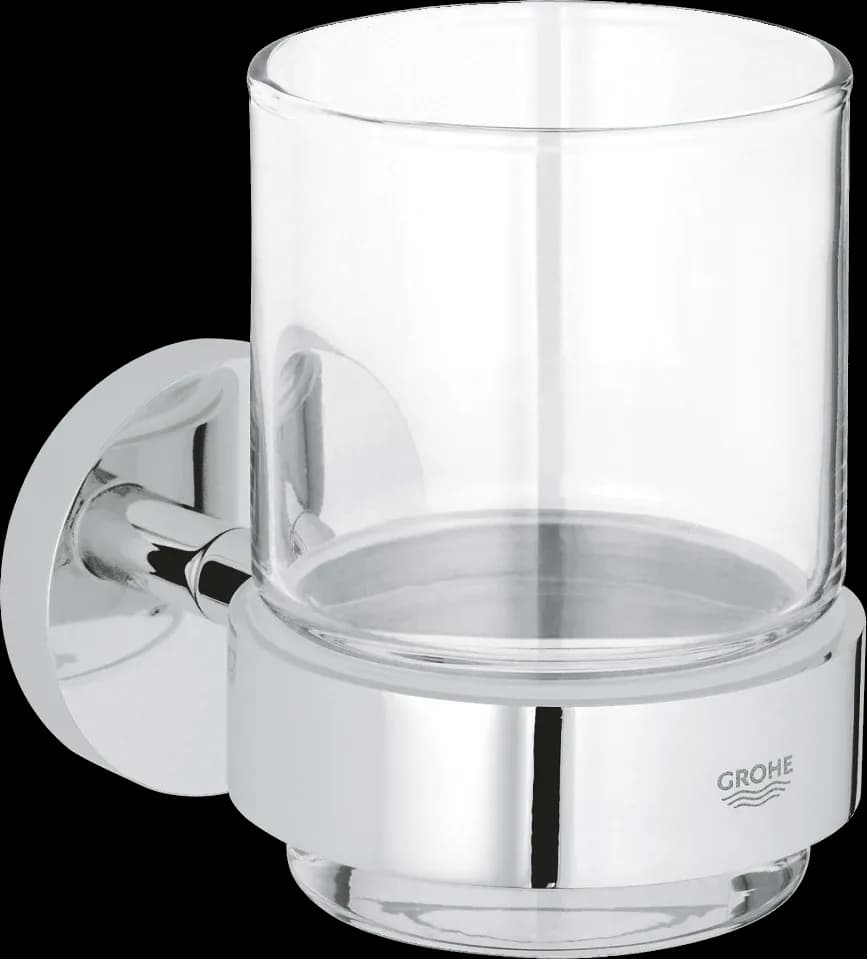 GROHE Essentials Pahar de sticlă cu suport