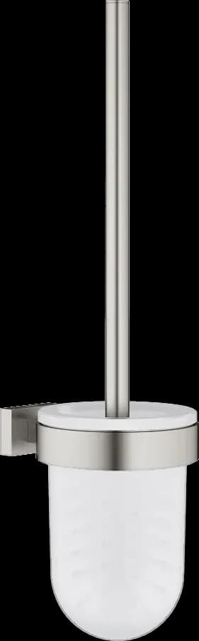 GROHE Essentials Cube Set perie WC - finisaj Supersteel Infinity