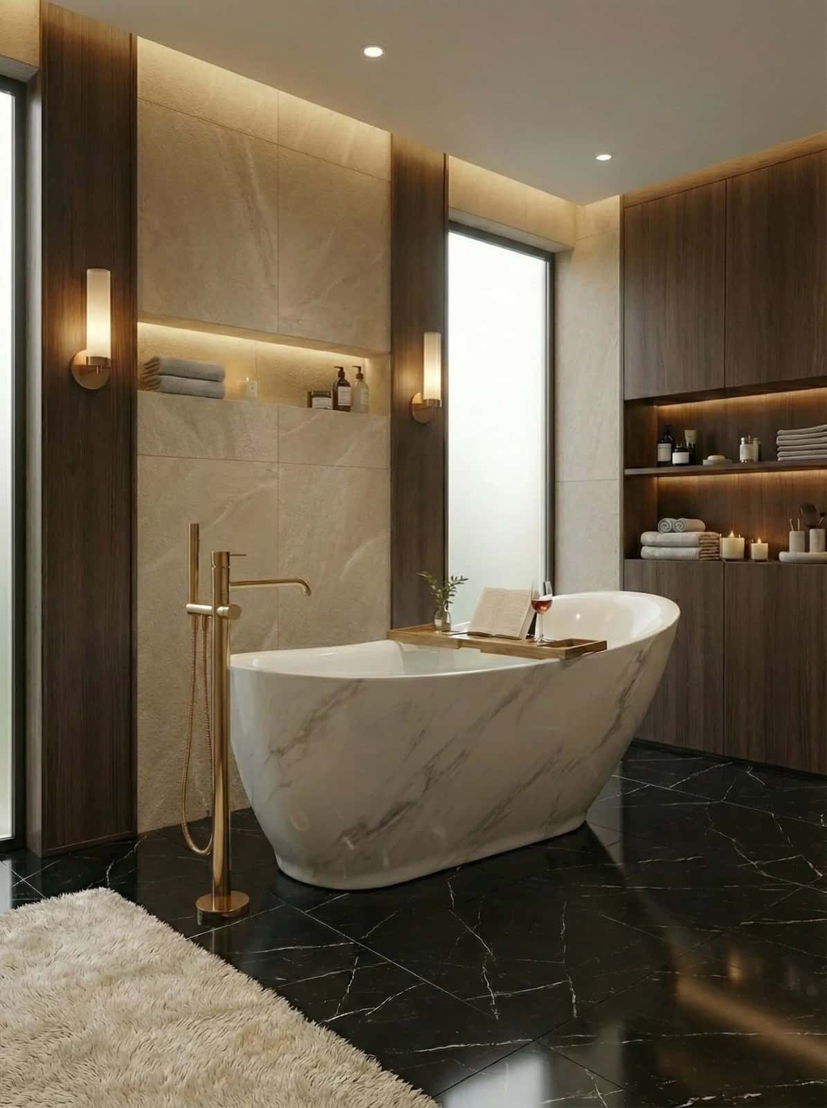 Cadă din acril freestanding Alice JL6802-JL084 - montat