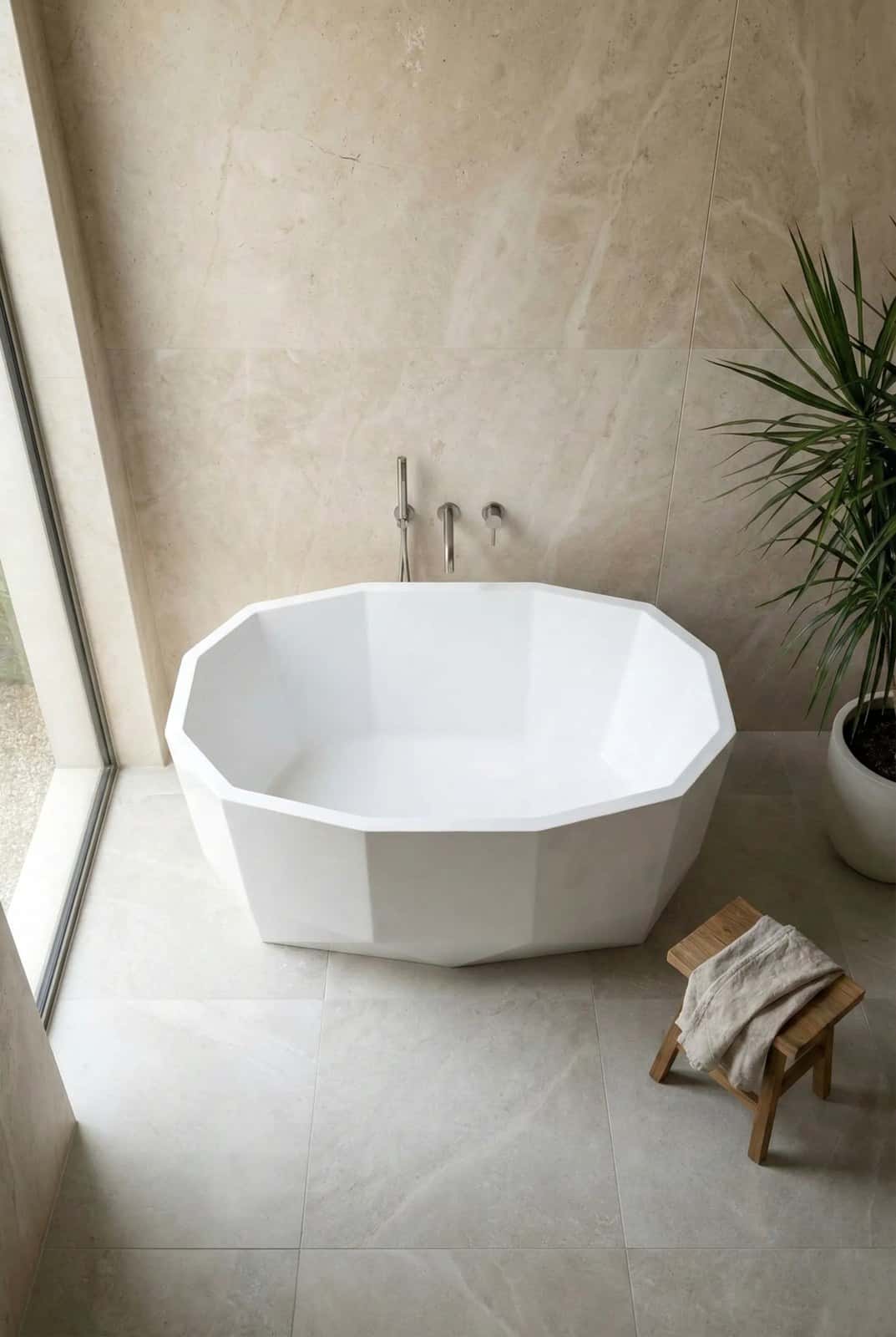 Cadă din acril freestanding Elva JL6917 - montat