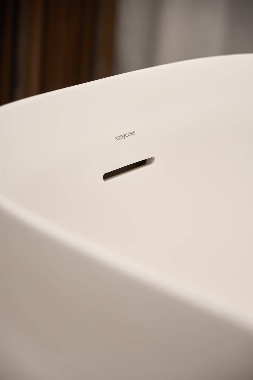 Cadă freestanding din compozit Duna Ofuro Alb - montat