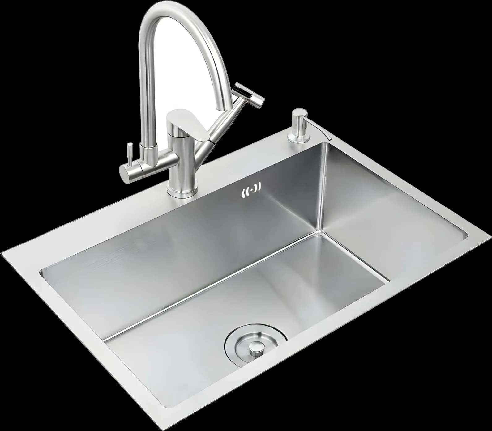Chiuvetă multifuncțională HM-Tap Hole Satin