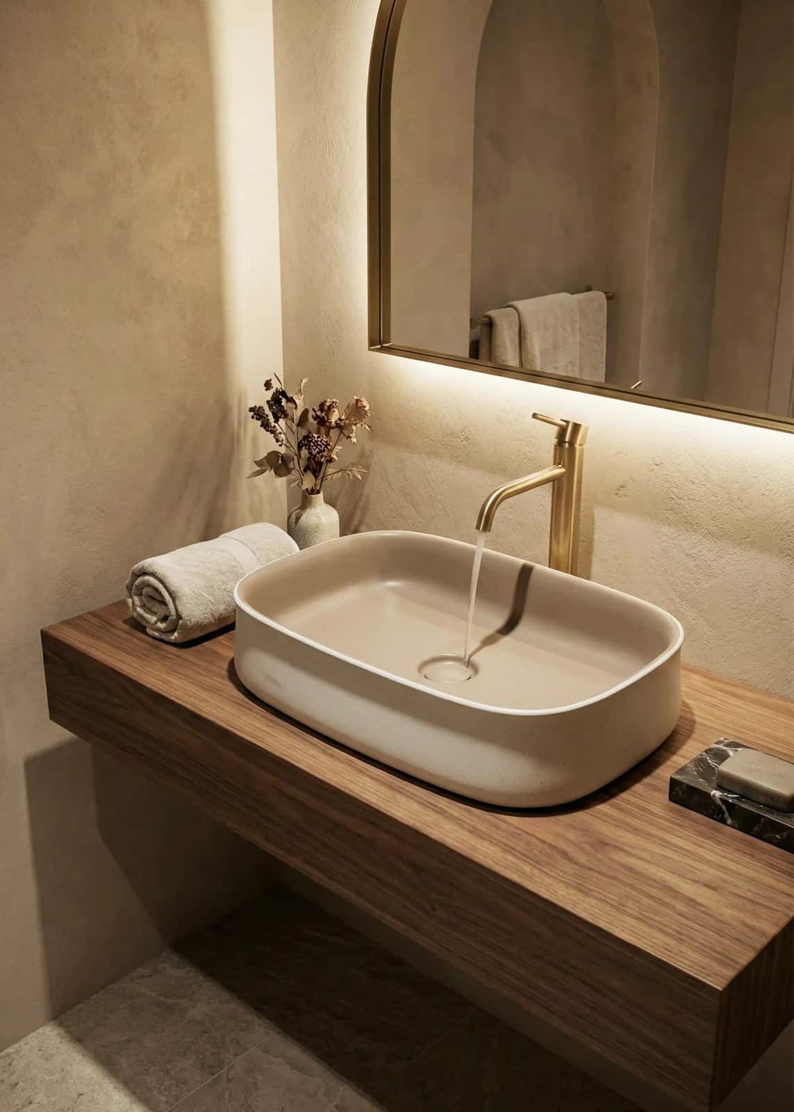 Lavoar ceramic dreptunghiular A798-CWCF-MRS - montat