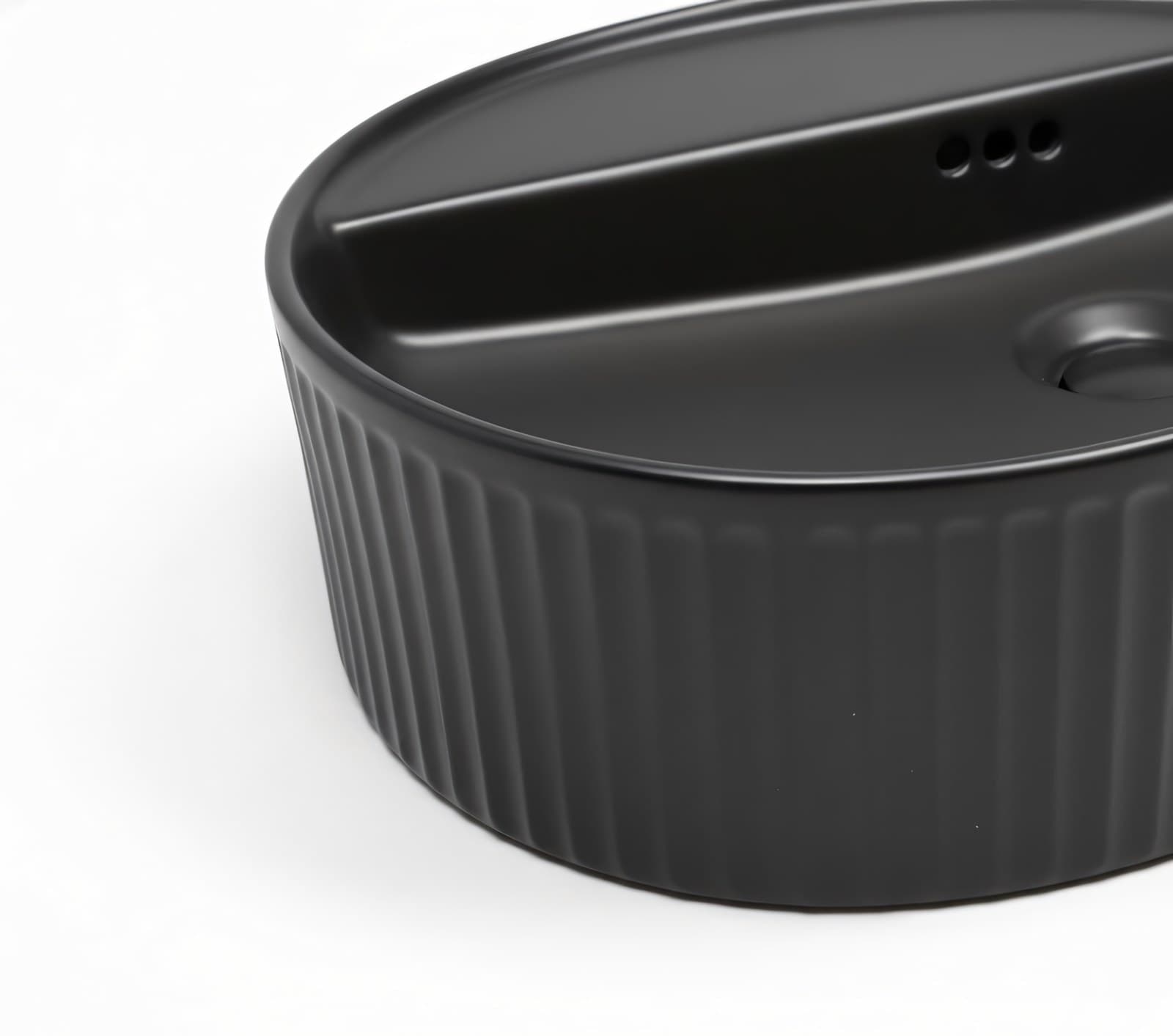 Lavoar ceramic negru mat A753-CBK-M