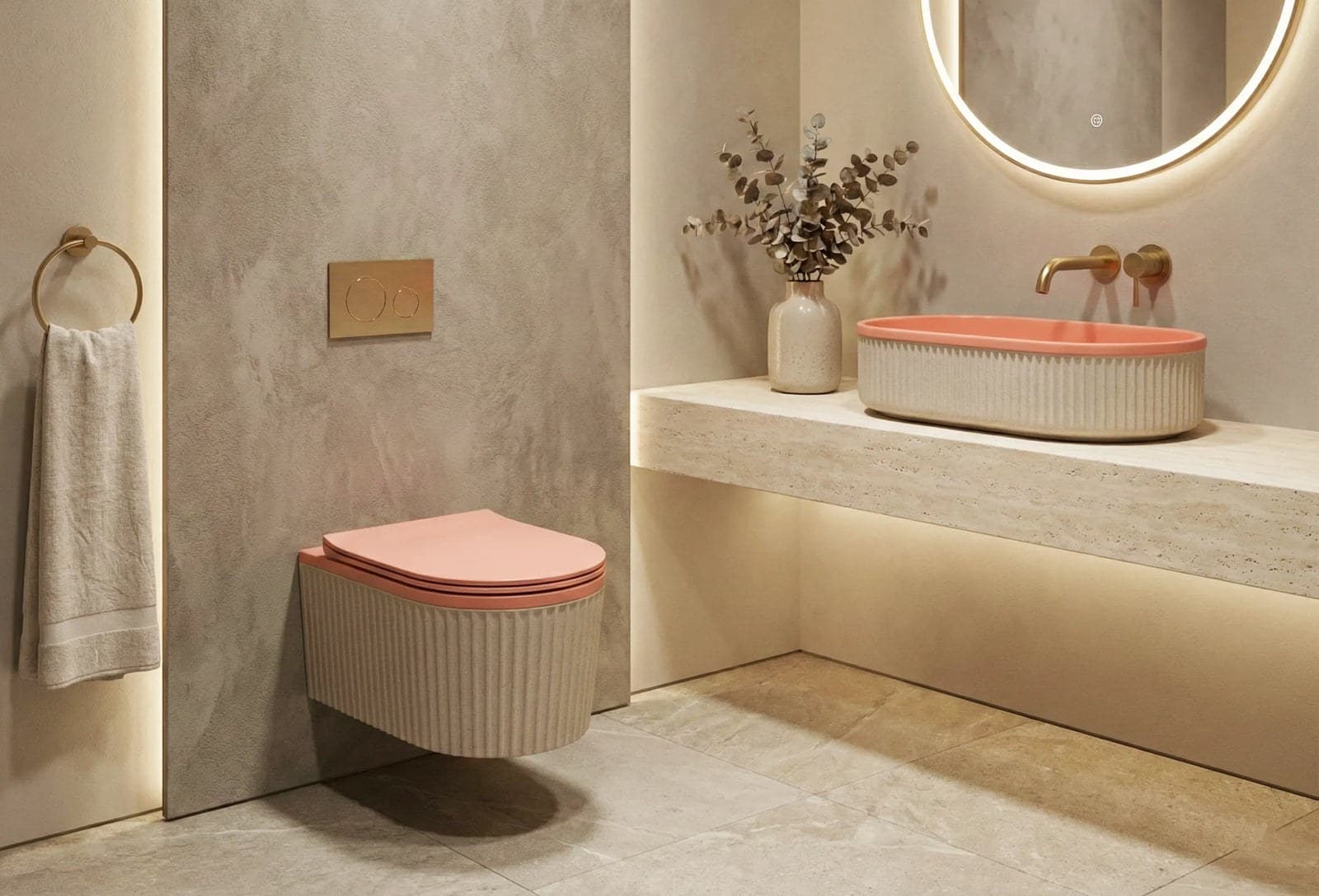 Lavoar ceramic oval A721-CA37M - montat