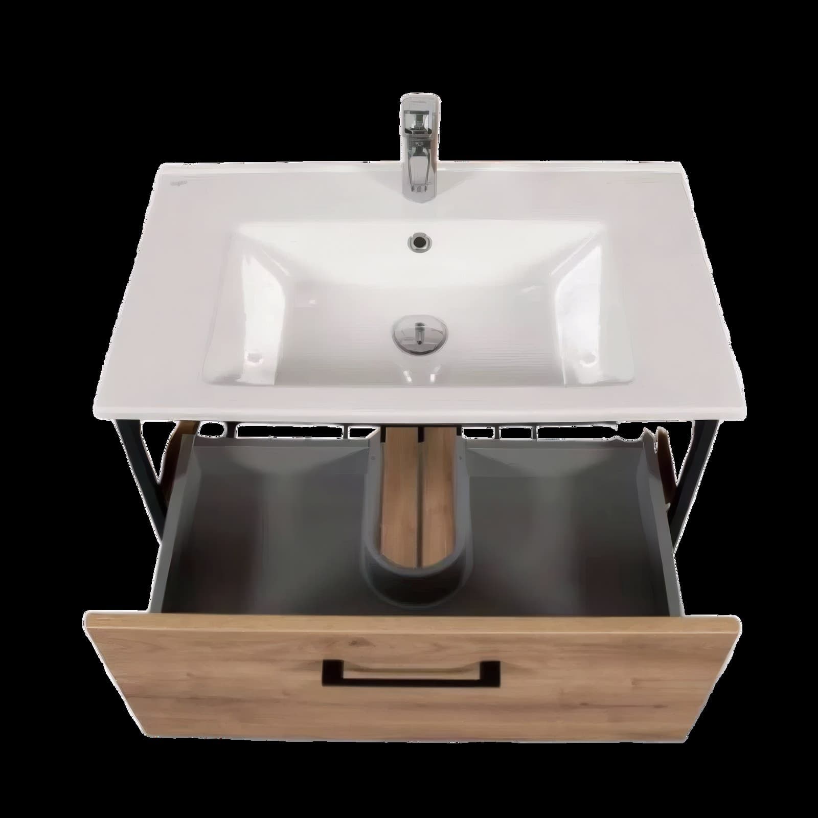 Mobilier baie pe pardoseală Loft Scandi Seville - montat