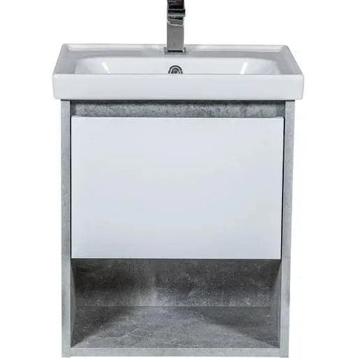 Mobilier de baie suspendat Edda, Beton