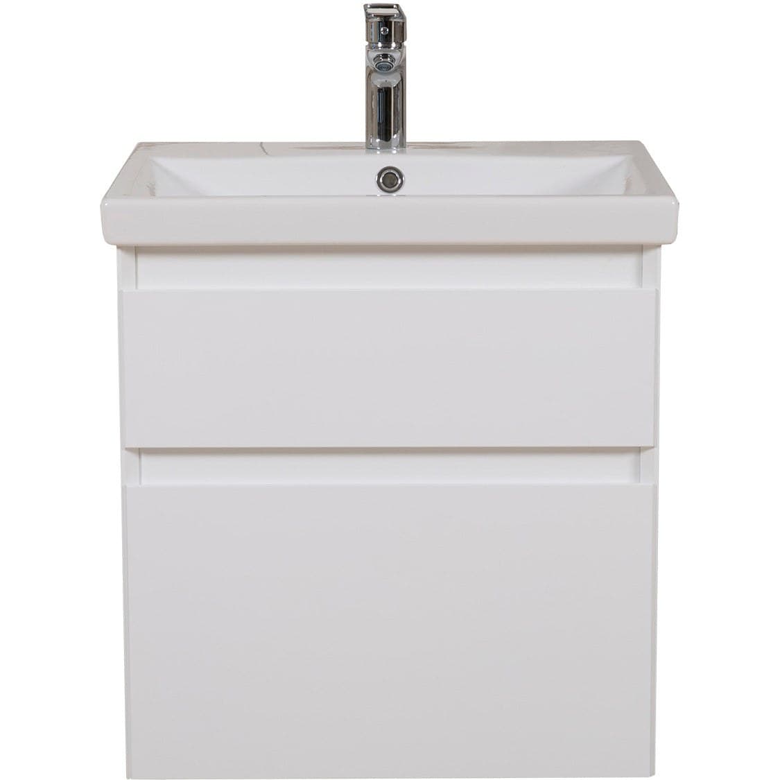 Mobilier de baie suspendat Elite, Alb Mat