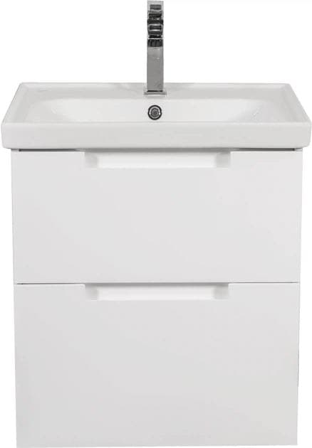 Mobilier de baie suspendat Infinity, Alb