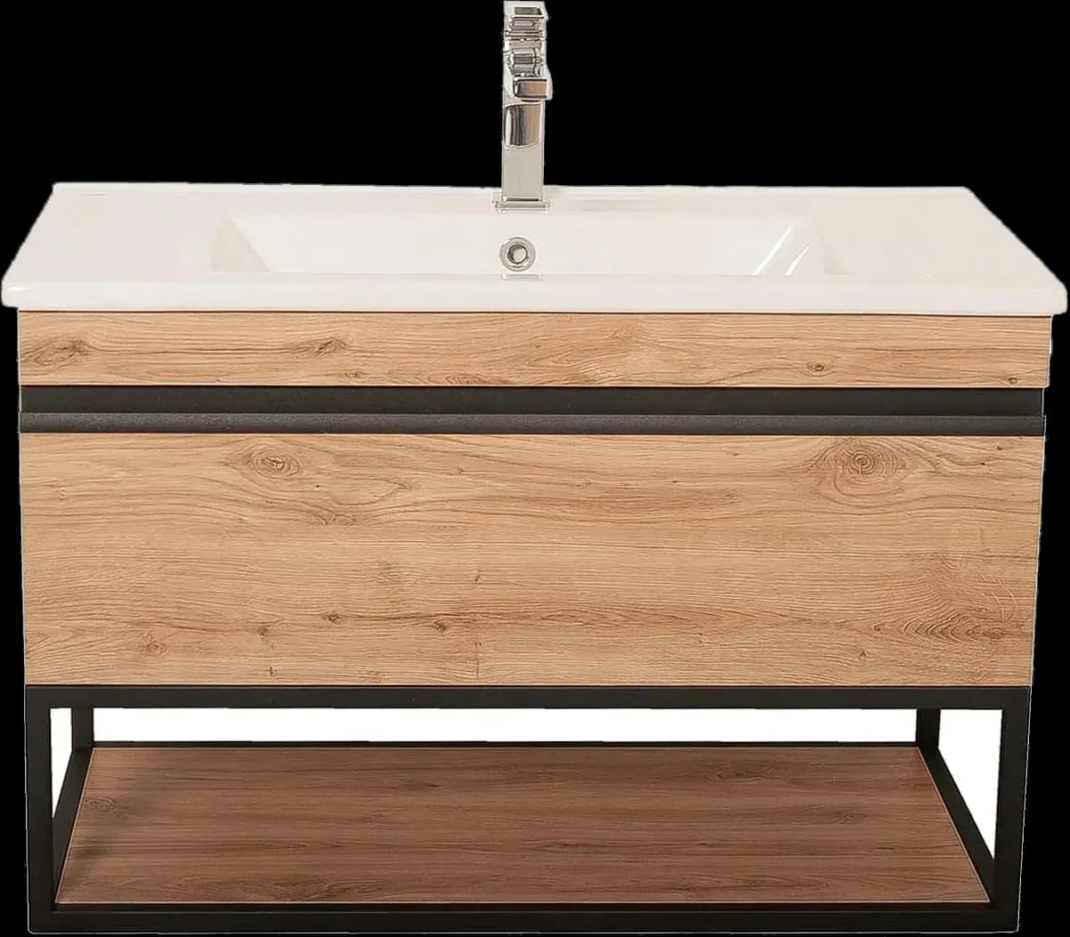 Mobilier de baie suspendat Loft Iron, Seville