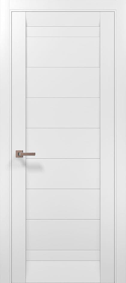 Ușă de interior ML-04 cu design orizontal modern, foaie plină - montat