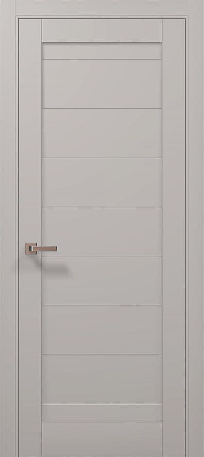 Ușă de interior ML-04 cu design orizontal modern, foaie plină - montat